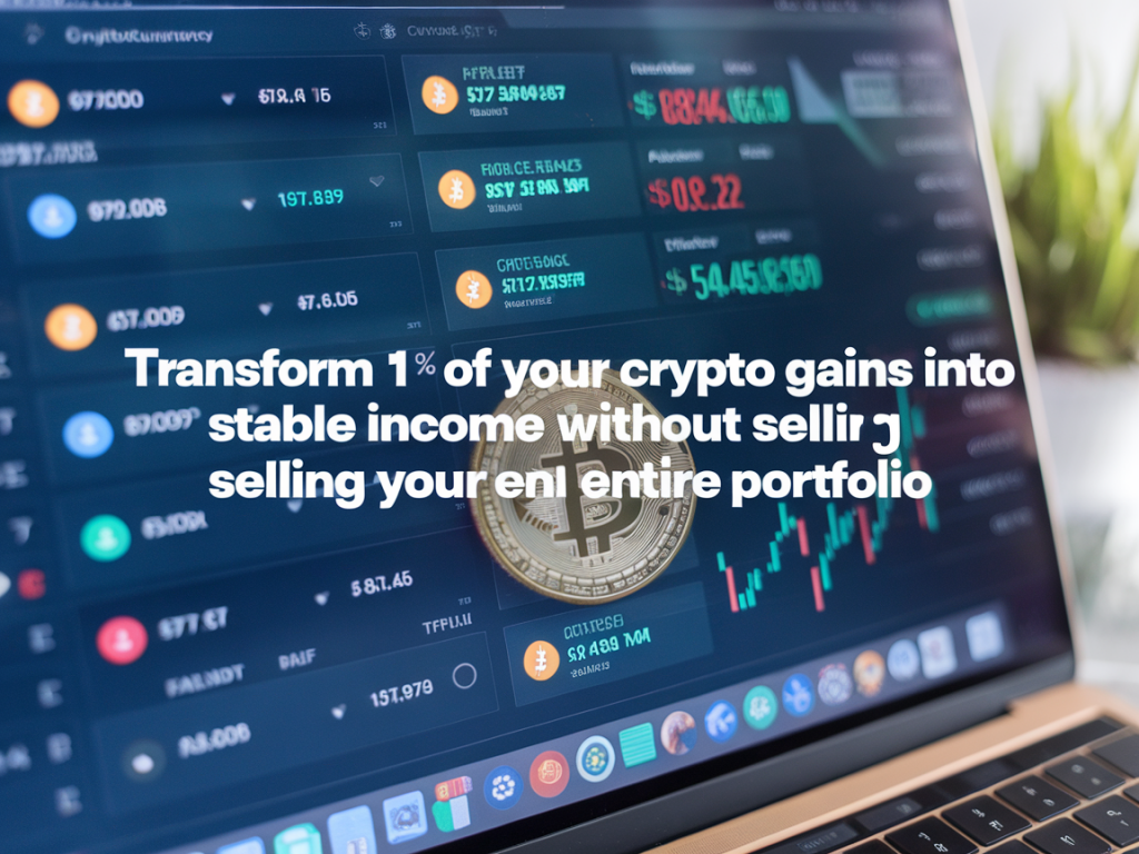Comment transformer 1 de vos gains crypto en revenu stable via un stablecoin sans vendre tout votre portefeuille