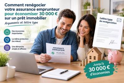 Comment renégocier votre assurance emprunteur pour économiser 30 000 € sur un prêt immobilier : arguments et lettre type