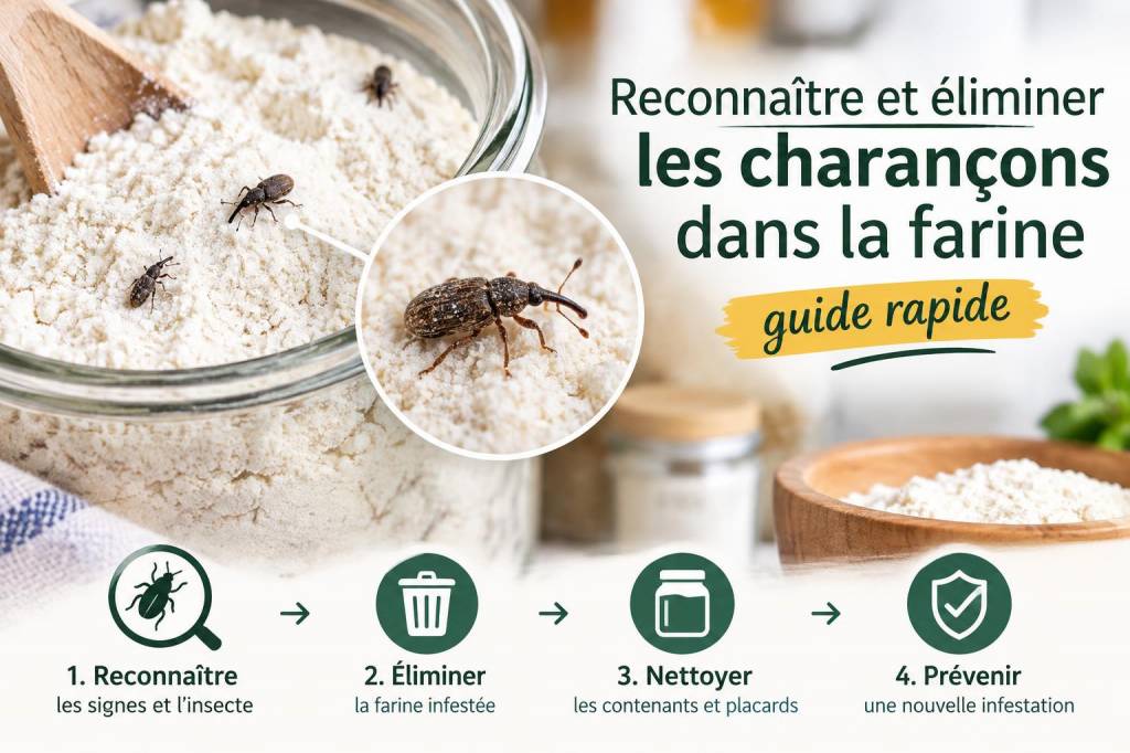 Reconnaître et éliminer les charançons dans la farine: guide rapide