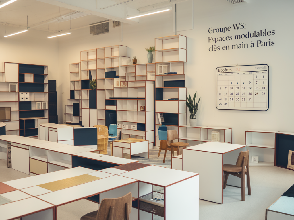 Groupe WS : espaces modulables clés en main à Paris, réservation horaire