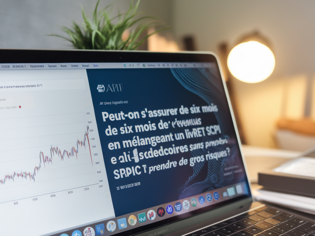 Peut-on sécuriser six mois de revenus en mixant livret, scpi et stablecoins sans prendre de risque majeur